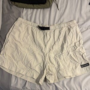 Columbia Women's Athletic Cream Shorts